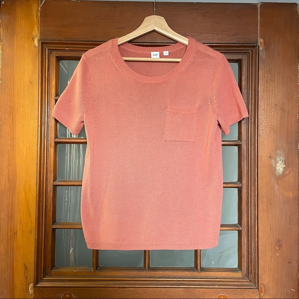 GAP KNIT POCKET TEE